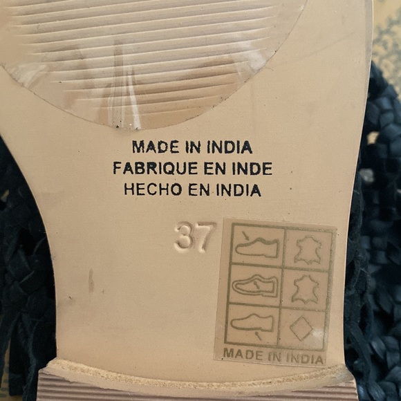 Free People Mirage Woven Flat sz 37 - Picture 6 of 13